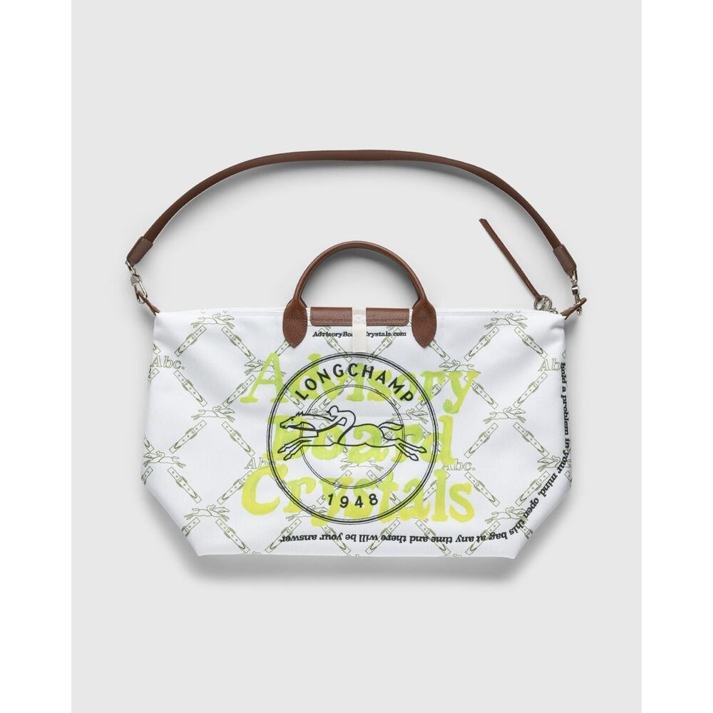 New Longchamp x Advisory Board Crystals Le Pliage Tote Bag Size Large L 1/300